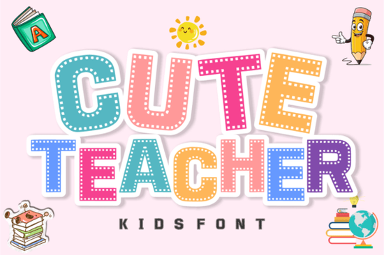 Cute Teacher Font